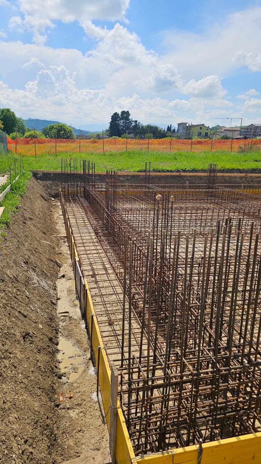 Nuova costruzione di spogliatoi a servizio della palestra geodetica