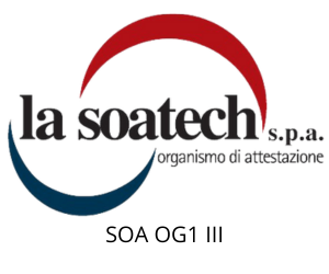 SOA Certificata da La Soatech