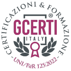 UNI/PDR 125:2022 certificata da GCERTI